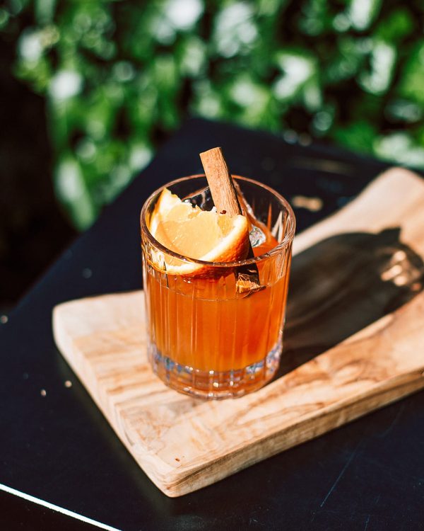 Cocktail Bad Seeds com bourbon, bar Lago Lisboa