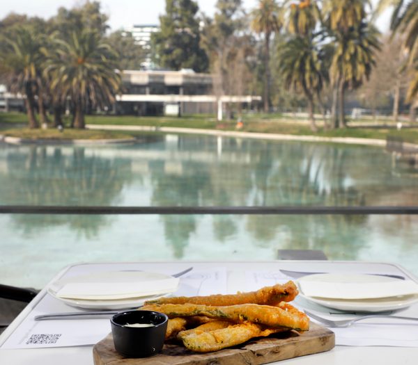 Instagram Lago Lisboa — refeição com vista para o lago
