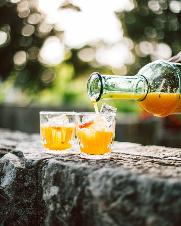 Poncha madeirense artesanal, bar Lago Lisboa